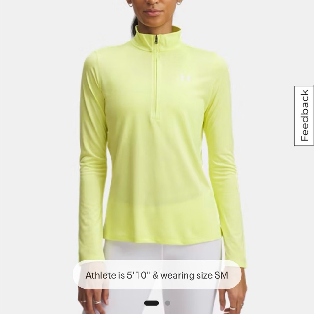 Under Armour Women's Bright Yellow Long Sleeve Tee